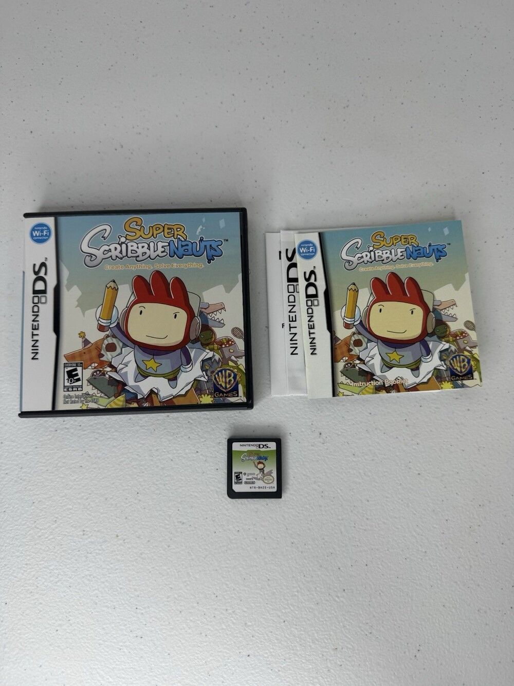 Super Scribblenauts (Nintendo DS, 2010) COMPLETE & TESTED Great Condition